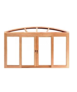 Vitrô de Correr Arco Panorâmico 4 Folhas
