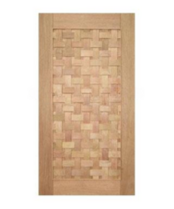 Porta Pivotante Couro Trançado