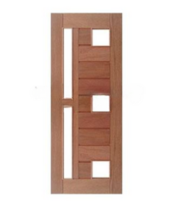 Porta Pivotante Mexicana Horizontal para 4 Vidros Voltar