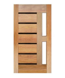 Porta Pivotante BBB - Friso Preto para Vidro
