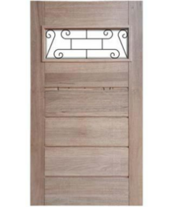 Porta Pivotante BBB com Grade Horizontal